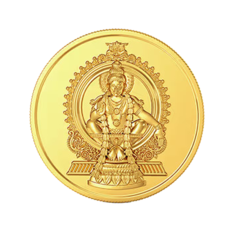 Sree Ayyappa Gold Coin 8gm