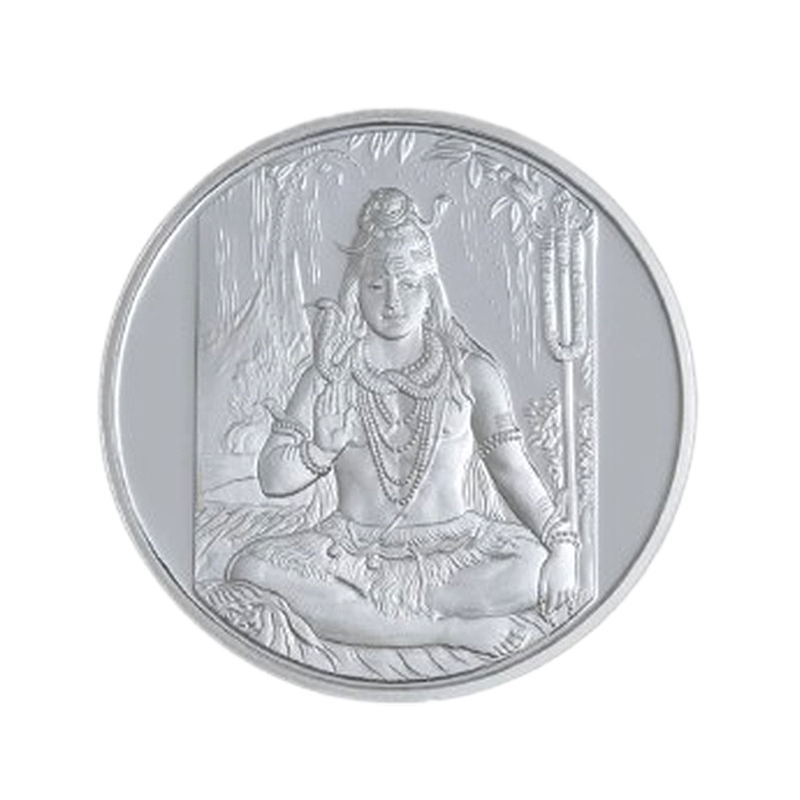 Sree Mahadeva Silver coin 8gm